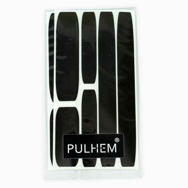 Pulhem reflektierendes Reflex-Aufkleber Set12 aus Reflexfolie schwarz