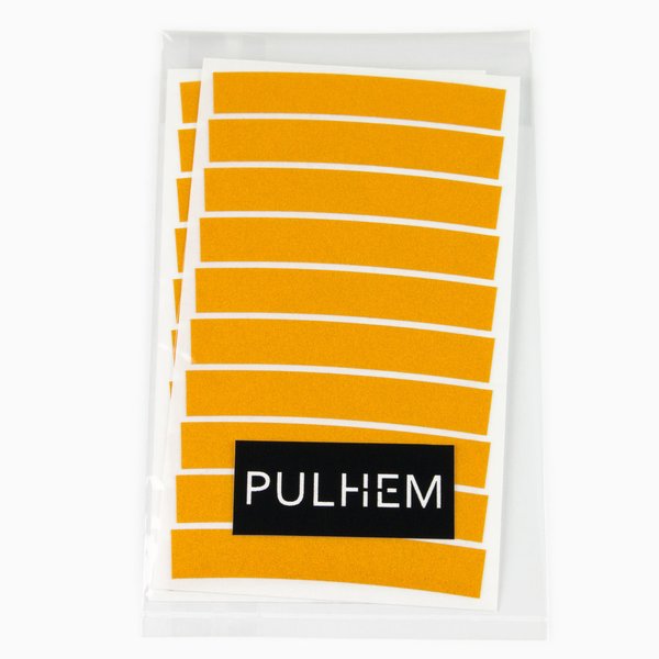 Pulhem reflektierende Reflex-Aufkleber 10mm gelb